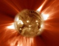 Tormenta Solar. Foto: NASA