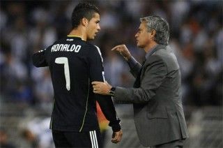 Cristiano Ronaldo y Mourinho