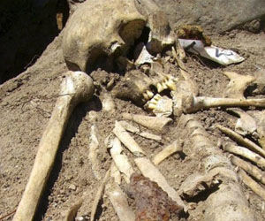 Expondrán en Bulgaria el esqueleto de un "vampiro" 