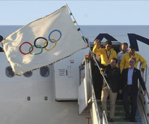 Río de Janeiro, sede de los Juegos de 2016, recibe la bandera olímpica 