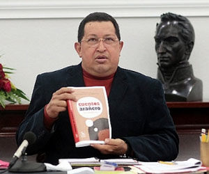 Chávez anunció el lanzamiento del libro "Cuentos del arañero" 