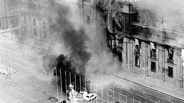 Asalto al Palacio de la Moneda, Santiago de Chile, 11 de septiembre de 1973