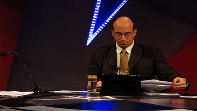 Randy Alonso, moderador de la Messa Redonda de la Televisión Cubana