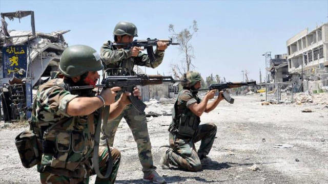 Una unidad del ejército propinó duros golpes a agrupaciones terrorista en la localidad de Mashjara. Foto de Internet