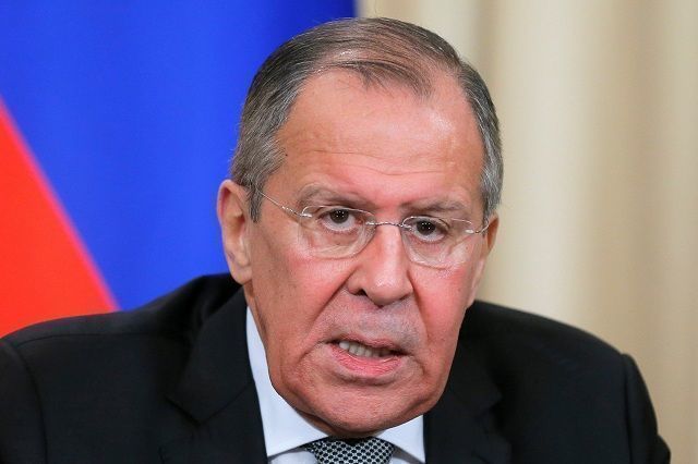 Serguei Lavrov ofreció sus declaraciones durante su intervención en la Conferencia Moscovita de Seguridad Internacional. Foto EFE 