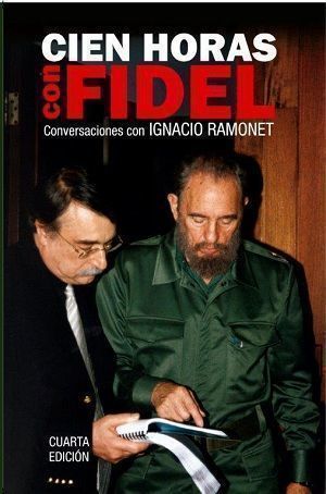 Cubierta del libro «Cien horas con Fidel», de Ignacio Ramonet Foto: Internet
