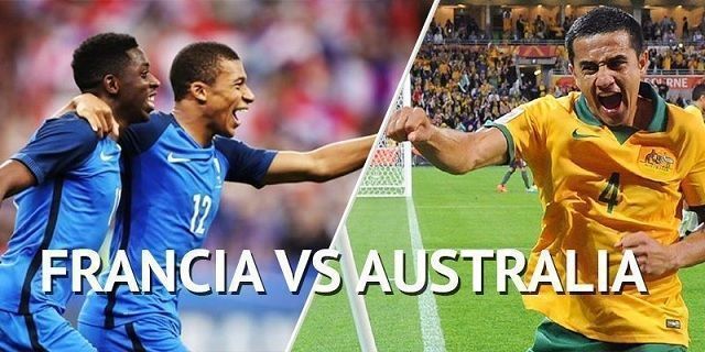 Francia derroto a Australia 2 goles por 1 en la Copa Mundial de Rusia 2018