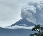 Volcan del Fuego en Guatemala baja su intensidad