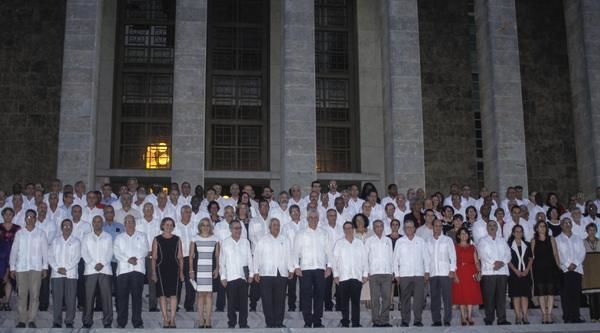 Ceremonia de juramento de nuevos embajadores cubanos, presidida por Miguel Díaz-Canel. Foto:  Ariel Ley Royero