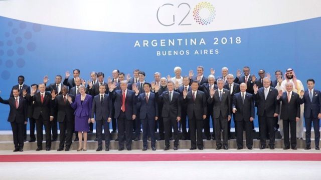 Mandatarios que participaron en la Cumbre del G20 en Argentina