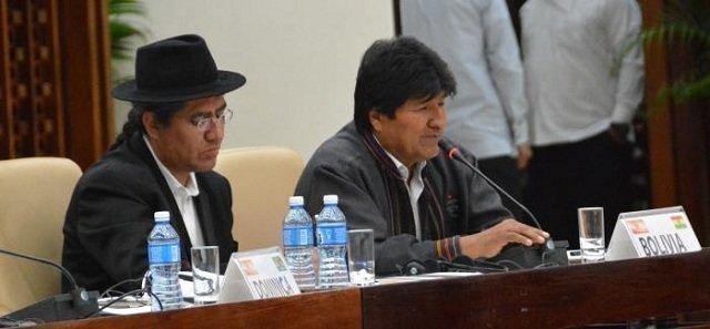 Evo Morales en la Cumbre del ALBA-TCP
