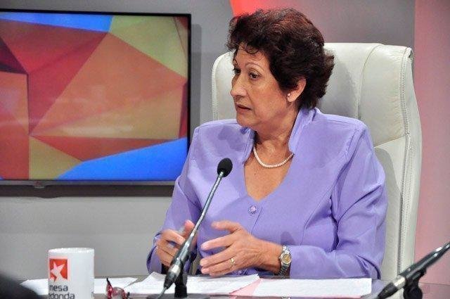 Dra. Ena Elsa Velásquez Cobiella, Ministra de Educación, explicó que las líneas de trabajo de su organismo están contenidas en el Tercer Perfeccionamiento del Sistema Nacional de Educación